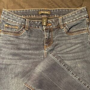 White House Black Market Dark Blue Straight Leg Jeans